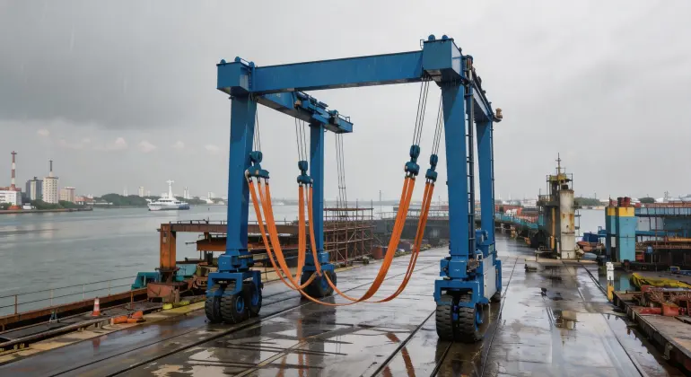  BOAT LIFT HOIST CRANE 