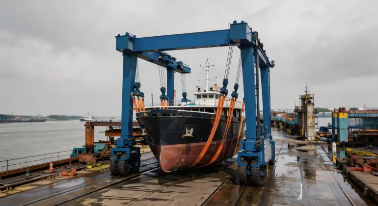  BOAT LIFT HOIST CRANE 