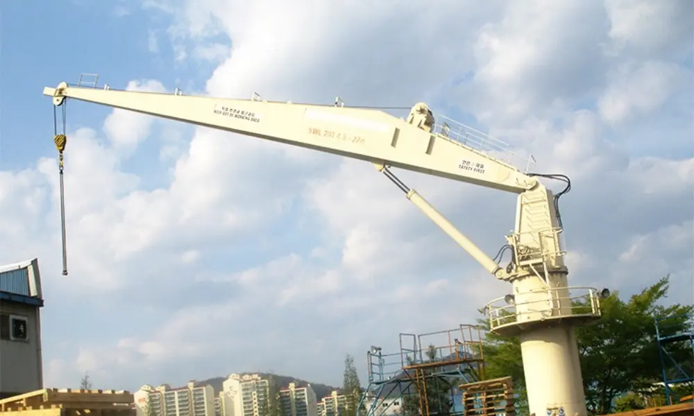 marine stiff boom crane marine stiff boom crane