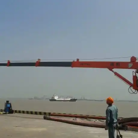 Marine Telescopic Boom Crane - Designed for Heavy Lifting at Sea