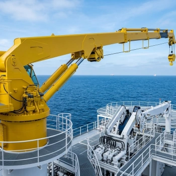 Marine Stiff Boom Crane