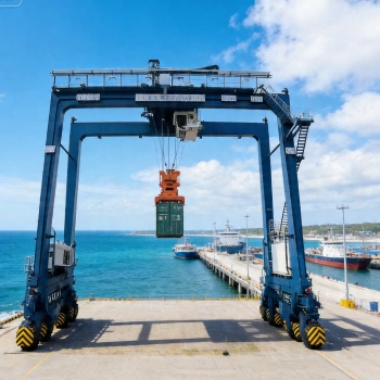 Rubber Tyre Container Gantry Crane