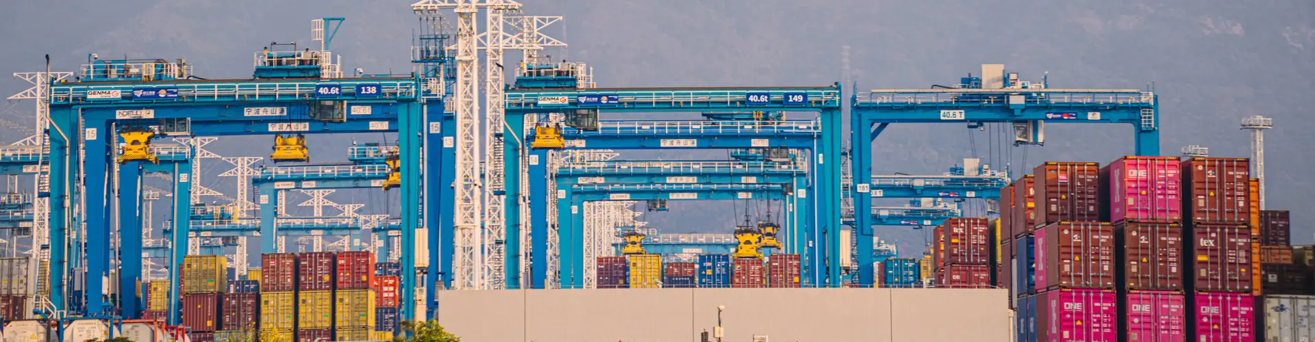 Port cranes