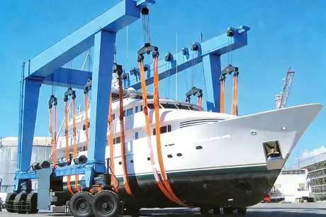 Yacht Hoisting Crane