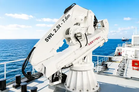 Marine Knuckle Boom Crane