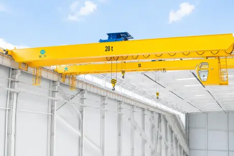 High Quality European Style Double Girder Overhead Travelling Crane with New European Trolley Hoisting