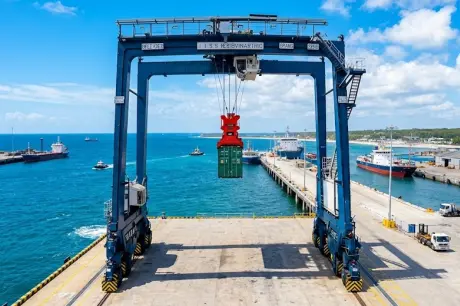 Rubber Tyre Container Gantry Crane