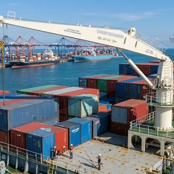 Marine Stiff Boom Crane
