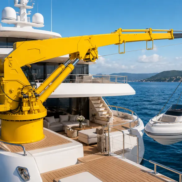 Marine Telescopic Boom Crane