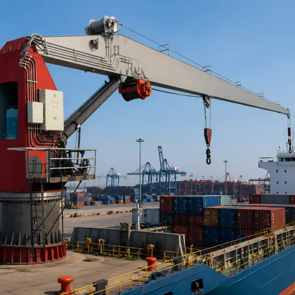360-degree Hydraulic Slewing Crane for seamless container loading