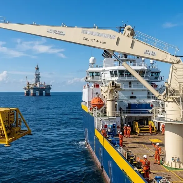 3 Ton Small Marine Fixed Crane with Stiff Boom – Heavy-Duty Lifting
