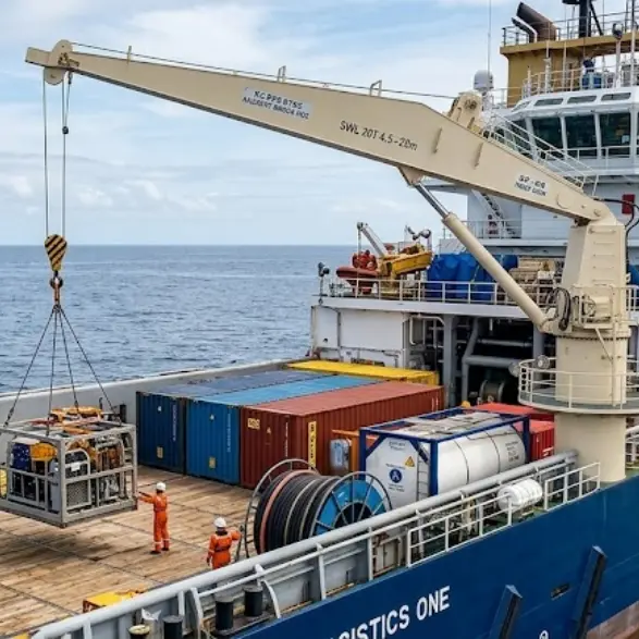 Durable Stiff Boom Ship Crane – Reliable Marine Lifting Solution
