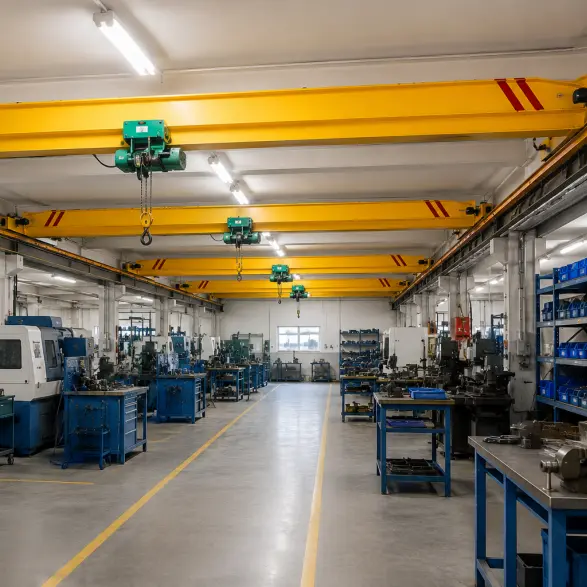 underslung single girder crane