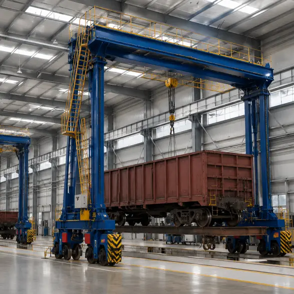 Double Girder Tyre Gantry Crane for Heavy-Duty Industrial Lifting