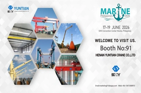 Yuntian Crane to Exhibit Marine Lifting Solutions at PHILMARINE 2026 in Manila