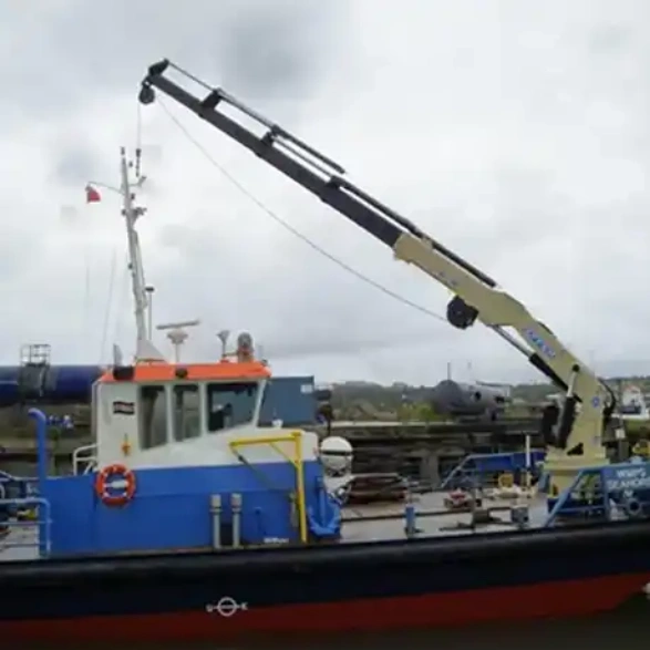 Marine Telescopic Boom Crane - Designed for Heavy Lifting at Sea