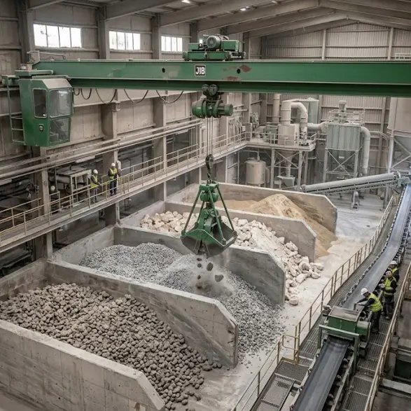 Grab Bucket Bridge Crane