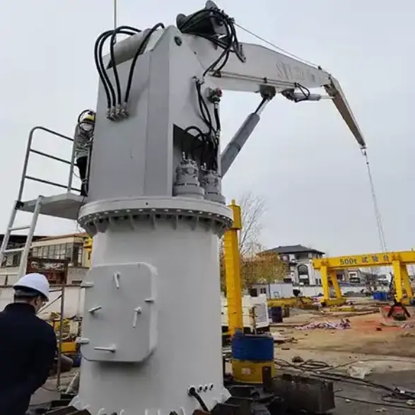Marine Deck Crane with Telescopic Boom - Ideal for Offshore Operations
