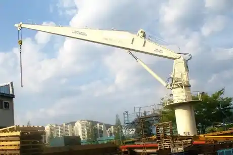Marine Stiff Boom Crane