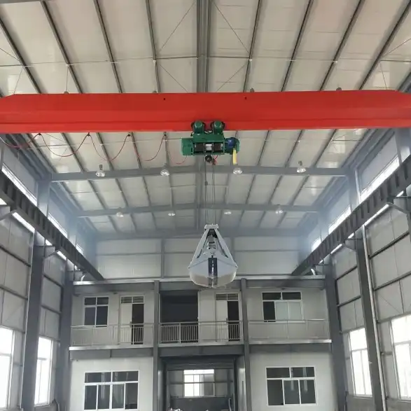 Single Girder Grab Overhead Crane