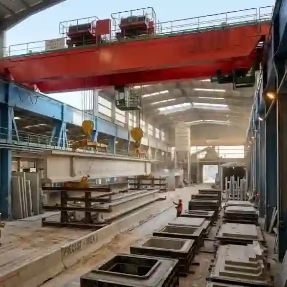 Type Double Trolley Hook Bridge Crane