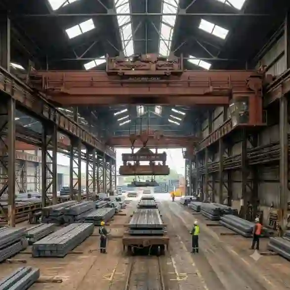 Combination Grab Magnet Crane