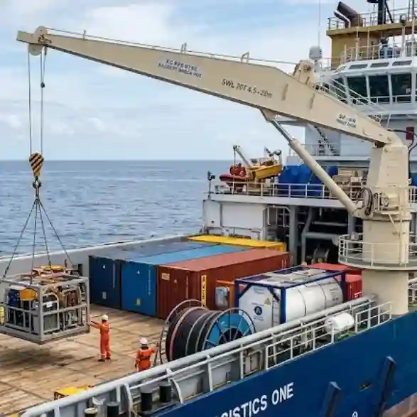 Durable Stiff Boom Ship Crane – Reliable Marine Lifting Solution