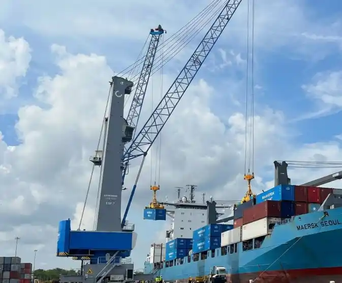 Mobile Harbour Container Crane